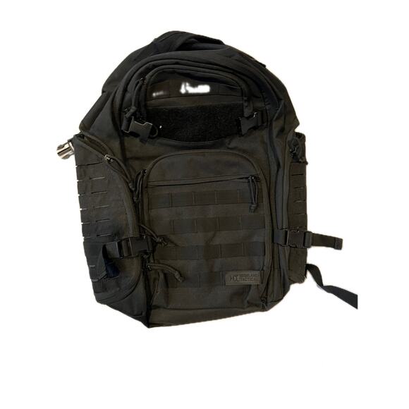 Highland Tactical Black Backpack XL - Picture 1 of 5